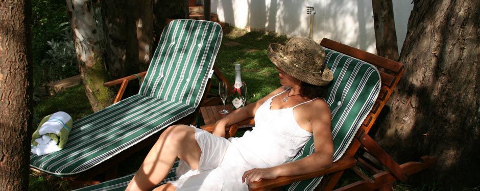 Private corner in the garden