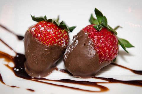 Chocolate-dipped strawberries