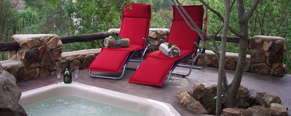 Private jacuzzi on the terrace